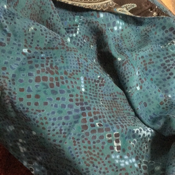 K Studio Black large paisley pattern skirt - Picture 6 of 10